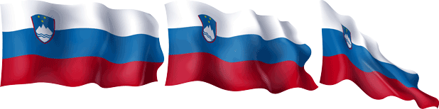 Flagge von Slowenien