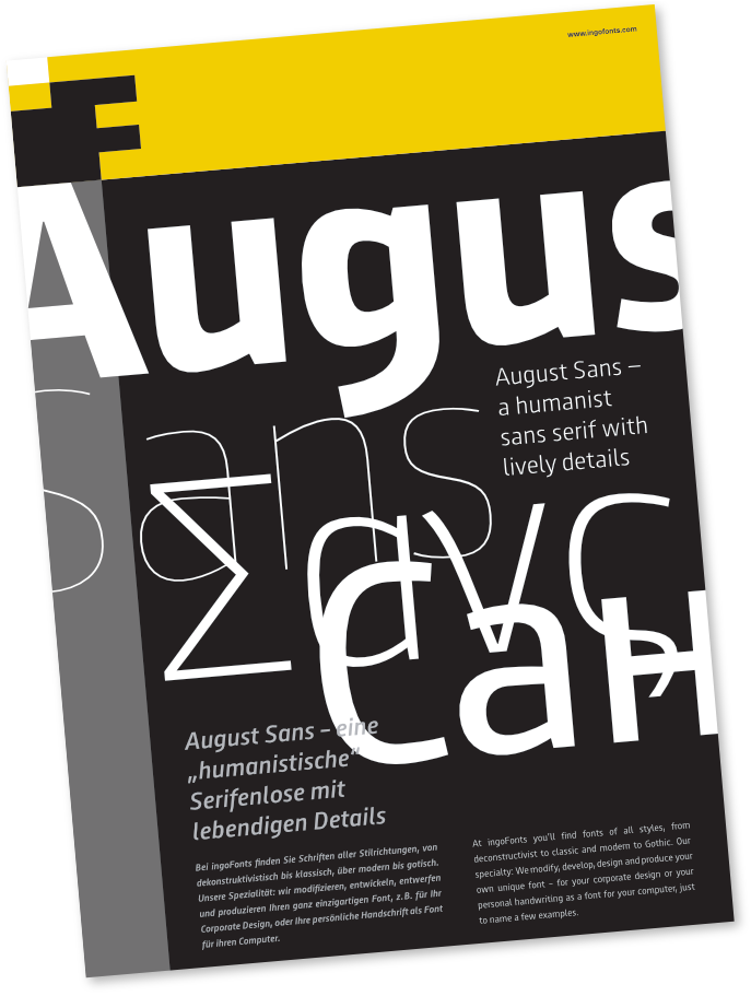 August Sans PDF