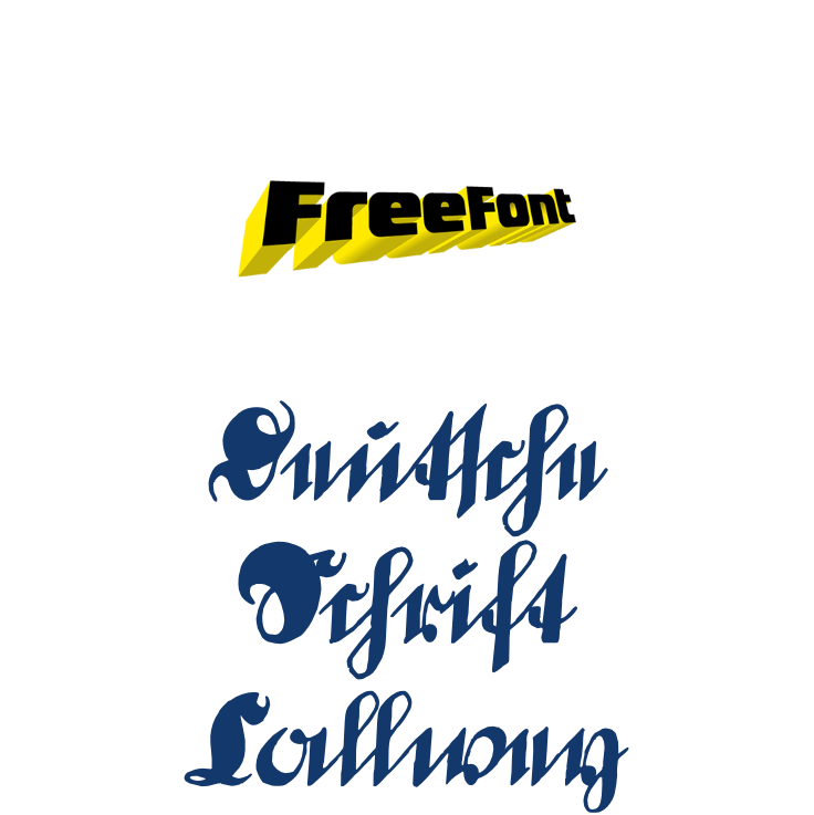 ingoFont Deutsche Schrift Callwey