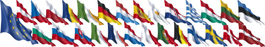 Paket: alle Flaggen der Europäischen Union und ihrer Mitgliedsstaaten