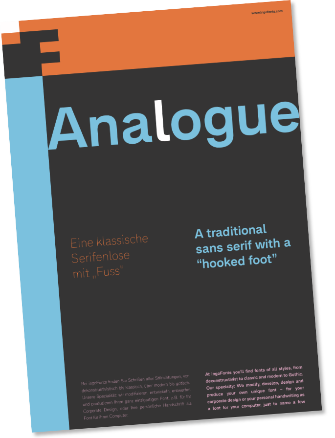 Analogue Schriftmuster PDF